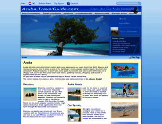 aruba-travelguide.com screenshot