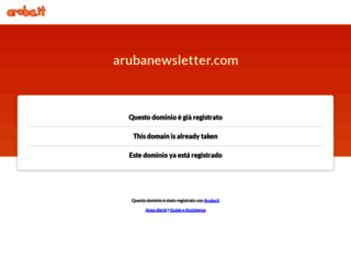 arubanewsletter.com screenshot