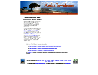 arubatownhome.com screenshot