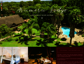 arumerulodge.com screenshot