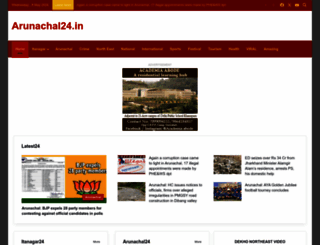 arunachal24.in screenshot