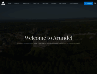 arundel.org.uk screenshot