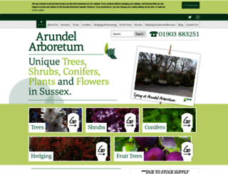 arundelarboretum.co.uk screenshot
