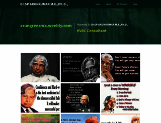 arungreesma.weebly.com screenshot
