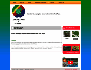 arunnursery.com screenshot