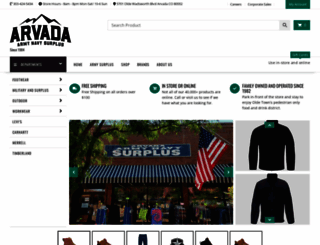 arvadasurplus.com screenshot