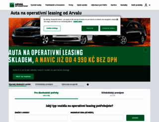 arval.cz screenshot