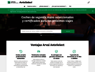 arvalocasion.es screenshot