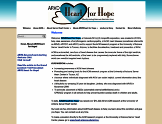 arvdheart.org screenshot