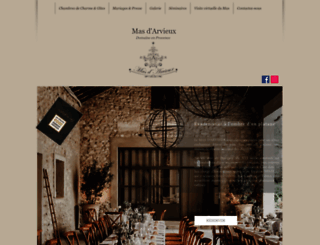 arvieux-provence.com screenshot