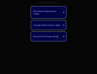 arvinsflowers.com screenshot