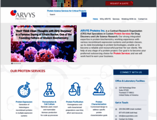 arvysproteins.com screenshot