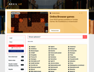 arxiv.uz screenshot