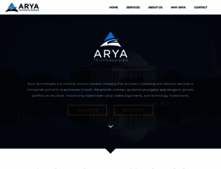 arya-technologies.com screenshot
