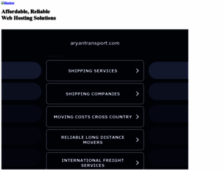 aryantransport.com screenshot