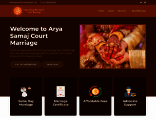 aryasamajcourtmarriage.net screenshot