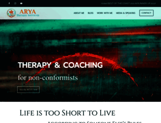 aryatherapy.com screenshot