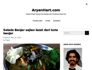 aryenhart.com screenshot