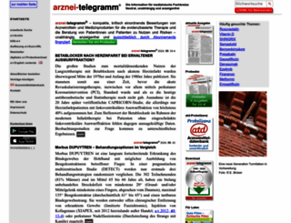 arznei-telegramm.de screenshot