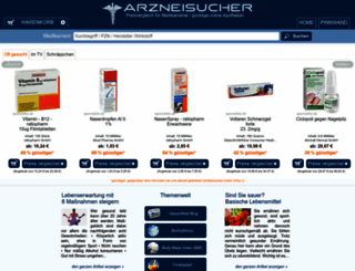 arzneisucher.de screenshot