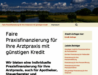 arztpraxis-finanzierung.de screenshot