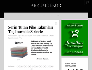 arzumdekor.com.tr screenshot