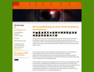 as-lasermarketing.de screenshot