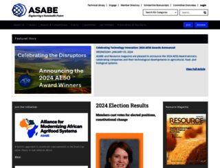 asabe.org screenshot