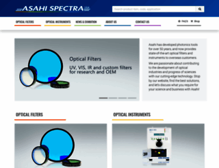 asahi-spectra.com screenshot