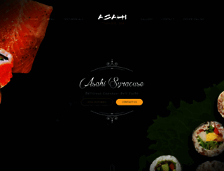 asahisushisyracuse.com screenshot