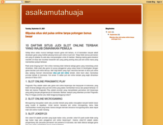 asalkamutahuaja.blogspot.com screenshot