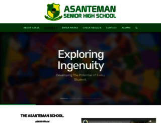 asantemanschool.edu.gh screenshot