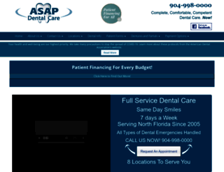 asapdentalcare.com screenshot