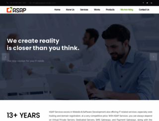 asapservices.co.in screenshot