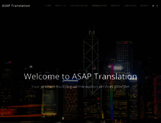 asaptranslation.com screenshot