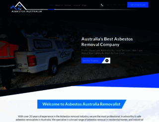 asbestosaustraliaremovalist.com screenshot