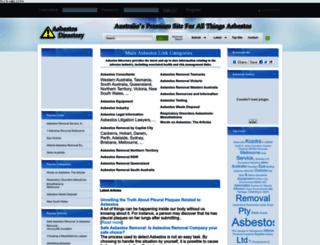 asbestosdirectory.com.au screenshot
