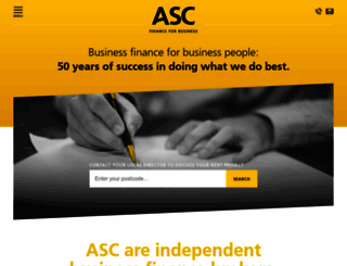 asc.co.uk screenshot