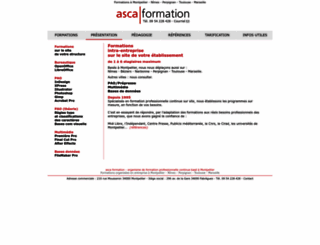 ascaformation.com screenshot