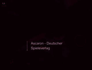 ascaron.de screenshot