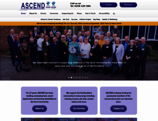 ascend.org.uk screenshot