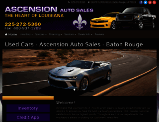 ascensionautosales.com screenshot