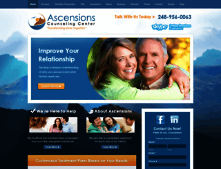 ascensionscounseling.com screenshot