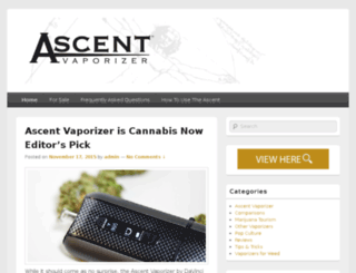 ascent-vaporizer.com screenshot