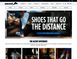 ascentfootwear.com.au screenshot