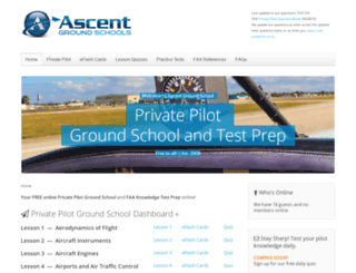 ascentgroundschool.com screenshot