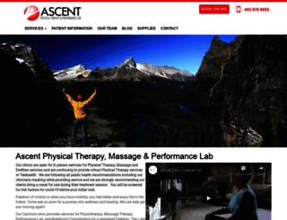 ascentphysio.com screenshot