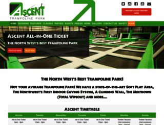 ascenttrampolinepark.co.uk screenshot