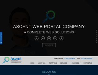 ascentwebportal.com screenshot