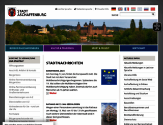 aschaffenburg.de screenshot